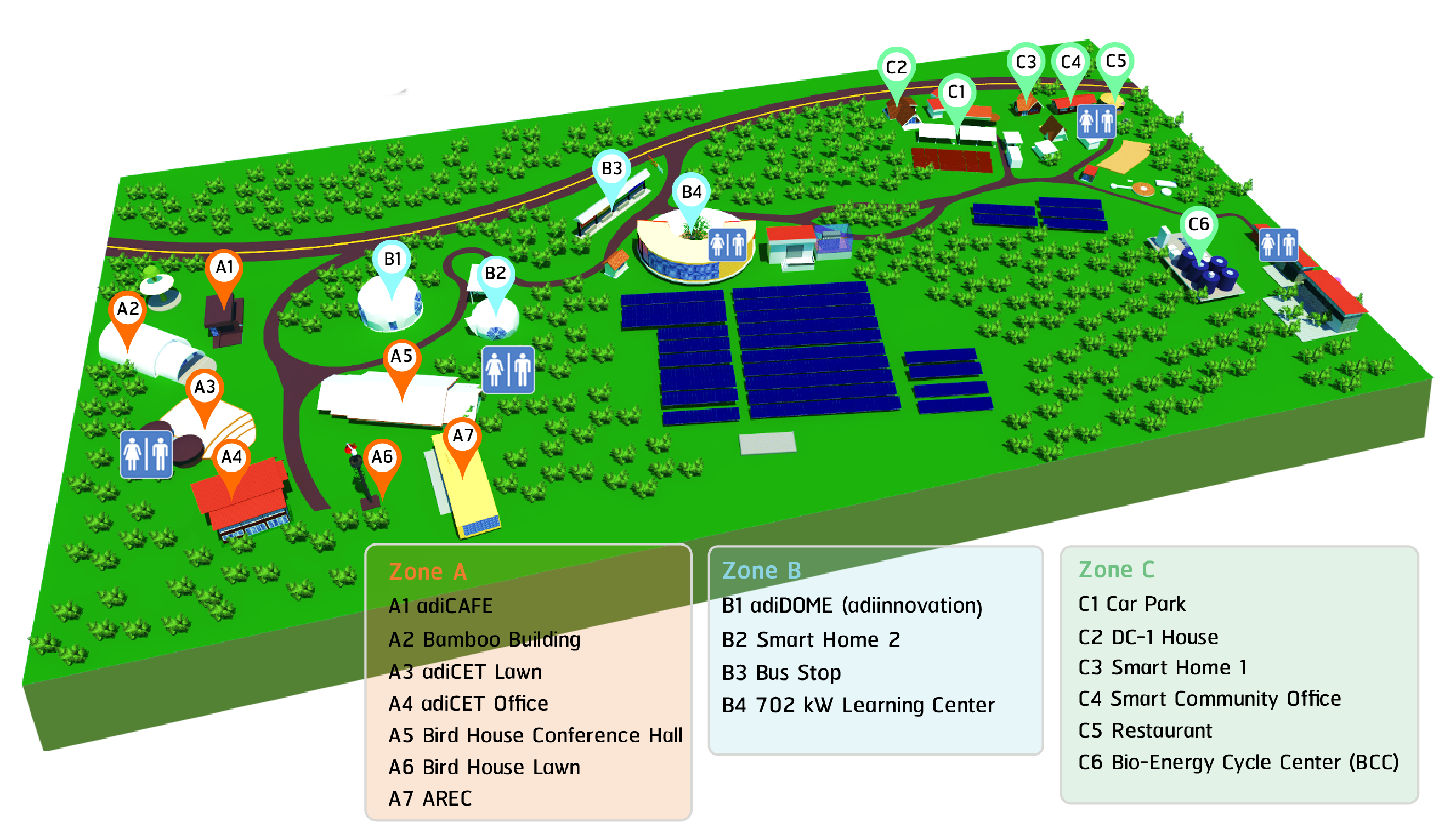 Chiang Mai World Green City Map